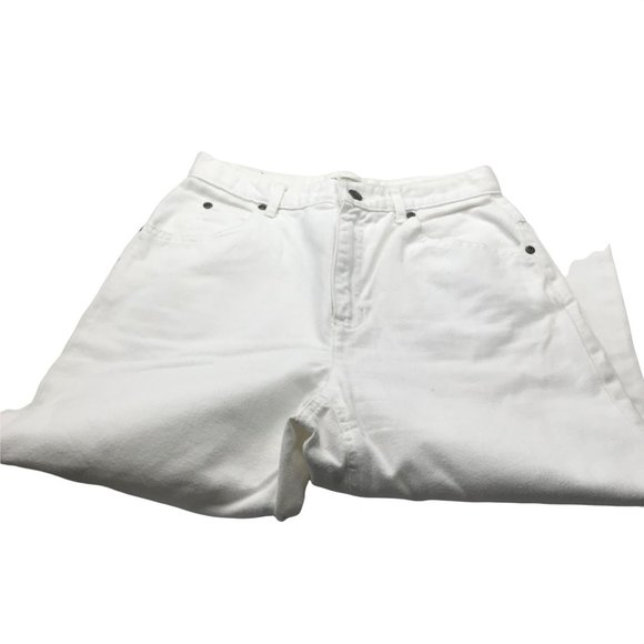 Liz Claiborne Lizwear Women's 6 Petite Regular White Jean Preowned - Picture 2 of 12